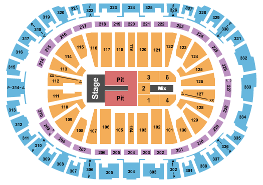 PNC Arena Billie Eilish Seating Chart